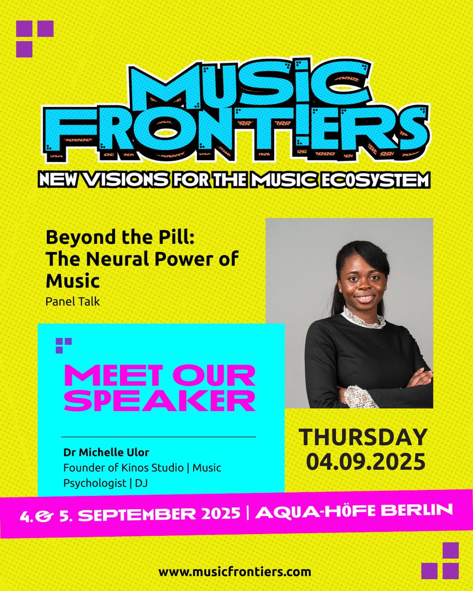 Kinos Studio (@kinosstudio_) on Twitter photo Our founder is attending the Music Frontiers conference tomorrow, speaking on a panel about the Neural Power of Music.
<a href="/DrMichelleUlor/">Dr Michelle Ulor</a> will dive into the wellbeing-related work we do, shining a light on the unique crossover between academic research & commercial application. Our founder is attending the Music Frontiers conference tomorrow, speaking on a panel about the Neural Power of Music.
<a href="/DrMichelleUlor/">Dr Michelle Ulor</a> will dive into the wellbeing-related work we do, shining a light on the unique crossover between academic research & commercial application.