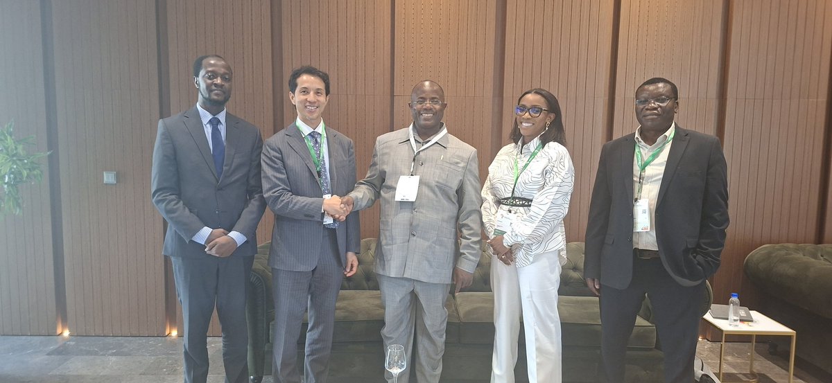 Business and opportunity discussions with the <a href="/AfDB_Group/">African Development Bank Group</a>, Division Manager Mr. Kazuhiro Numasawa.
The discussion centred around development of value-chain specific industrial zones in the Country.