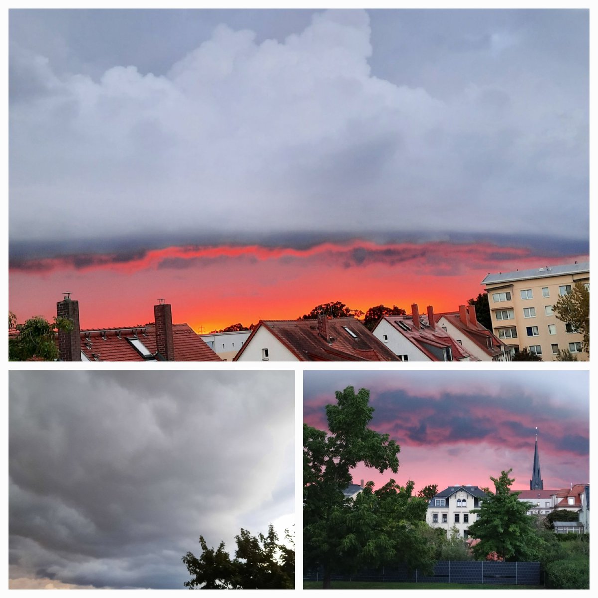 Dieser beeindruckende Sonnenuntergang bot sich mir gestern Abend...