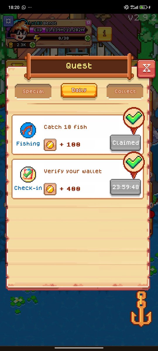 Rendi Benot || FFID🇮🇩 (@rbenot40) on Twitter photo My first day as a creator <a href="/FishingFrenzyCo/">Fishing Frenzy</a>
- fishing done
- check-in done
Let's have some fun fishing together🔥🔥🔥
fishingfrenzy.co/?code=UO7NCO My first day as a creator <a href="/FishingFrenzyCo/">Fishing Frenzy</a>
- fishing done
- check-in done
Let's have some fun fishing together🔥🔥🔥
fishingfrenzy.co/?code=UO7NCO