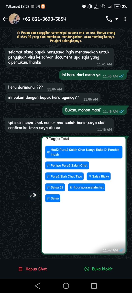 Ada-ada aja kerjaan penipu, untung sudah diintip duluan