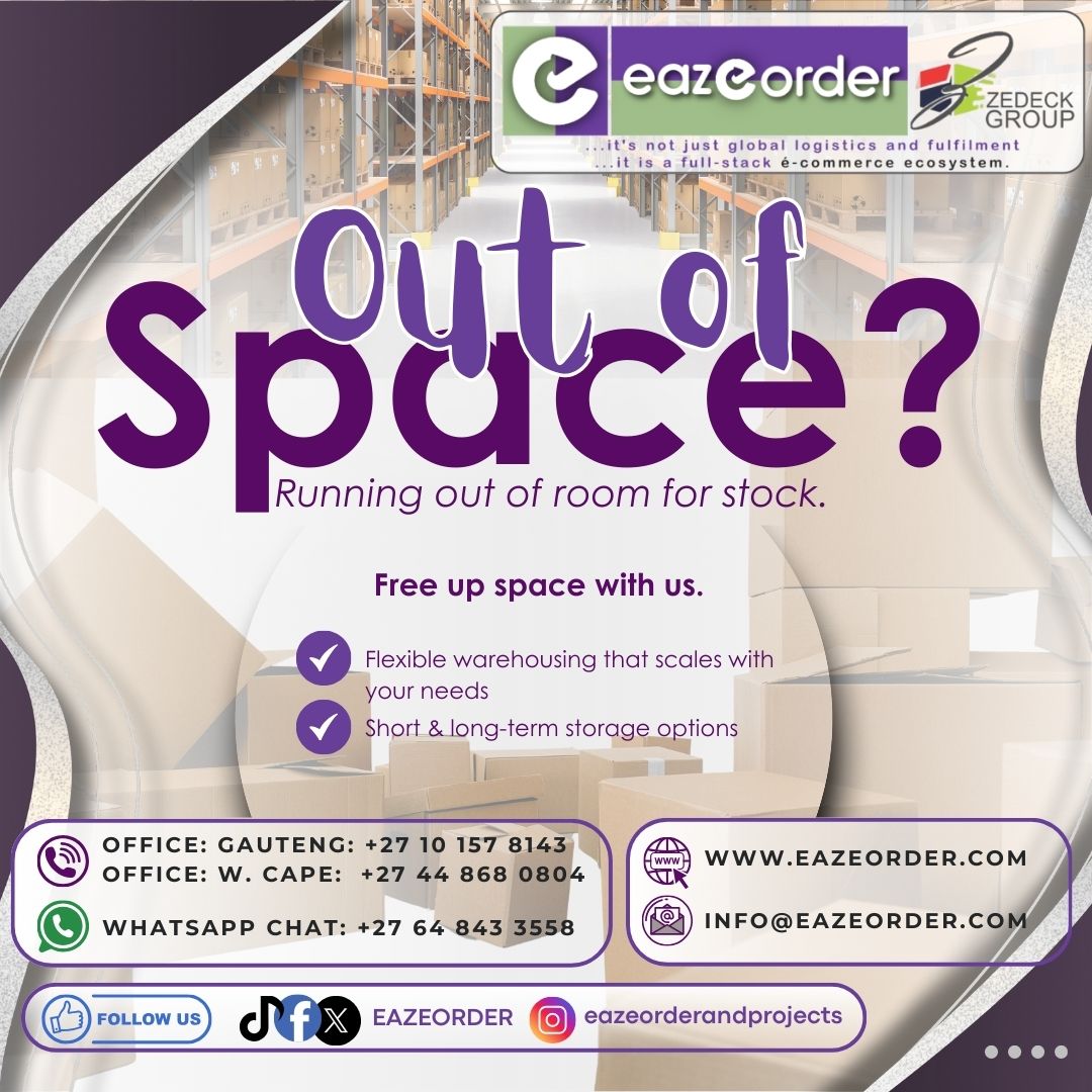Need More Room for Your Stock?
Free up valuable space with our scalable warehousing solutions.
✅ Flexible storage that grows with your business
✅ Short- and long-term options to suit your needs
#WarehousingSolutions #InventoryManagement #B2BLogistics #RetailSupport  #eazeorder