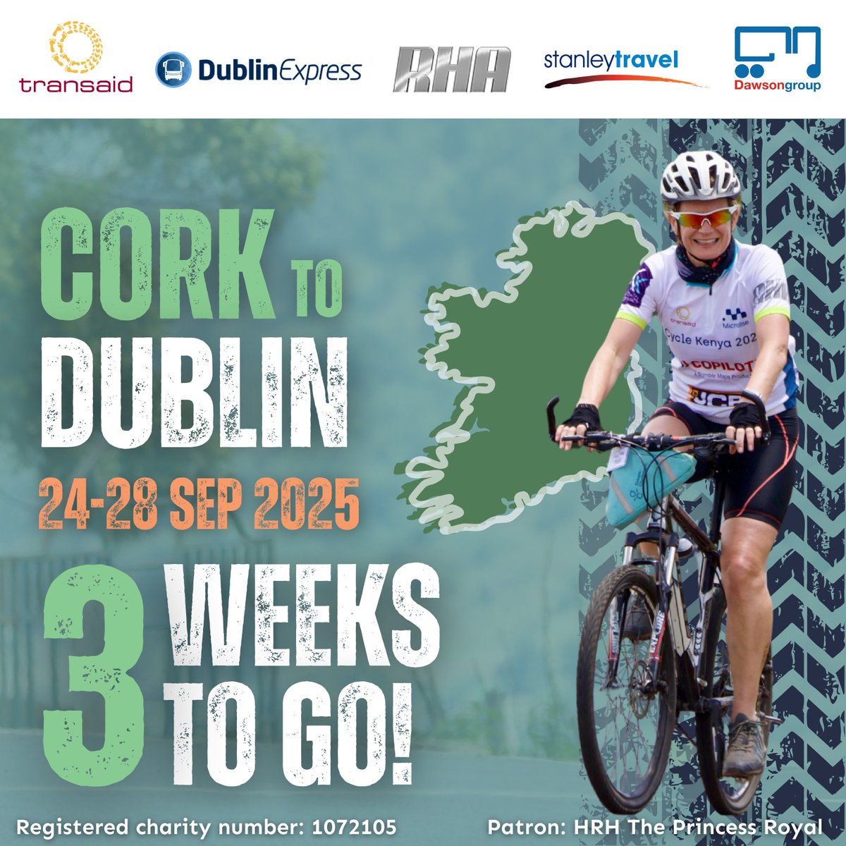 MalcolmGroup's tweet image. 3 weeks to go until our Malcolm team set off for the @TransaidOrg Cork to Dublin Cycle Challenge, raising funds for Transaid’s life-saving road safety and access to healthcare programmes across sub-Saharan Africa.

#CycleChallenge #CharityPartnerships