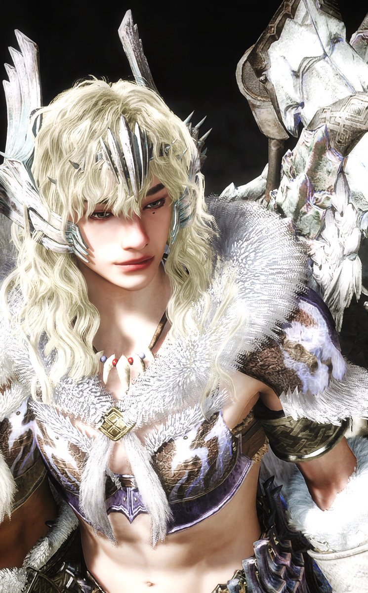 ⠀ ⠀ ⠀
𝑽𝒂𝒍𝒌𝒚𝒓𝒊𝒆 🏛️🪽 𝚔𝚊𝚒𝚕 &amp; 𝙷𝚢𝚞𝚗𝚓𝚒𝚗

   » » ————-　　————- « «

護竜アンジャナフ亜種胴をメインに
北欧神話のワルキューレをイメージして。
ウェーブヘアに合う重ね着がテーマ🏹

↓全身(1/2)
#MHWilds #重ね着コーデ