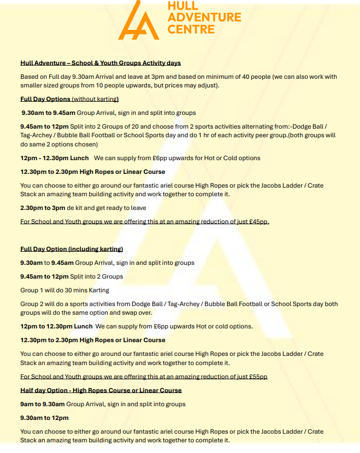 LocalOfferHull's tweet image. Attention schools in #Hull #EastRidingofYorkshire and further afield! Looking for an activty to get young people moving, communicating and learning to work as a team? Look no further than #HullAdventure all details below - watch their video here youtu.be/BHorv5e6Zwg?fe…
