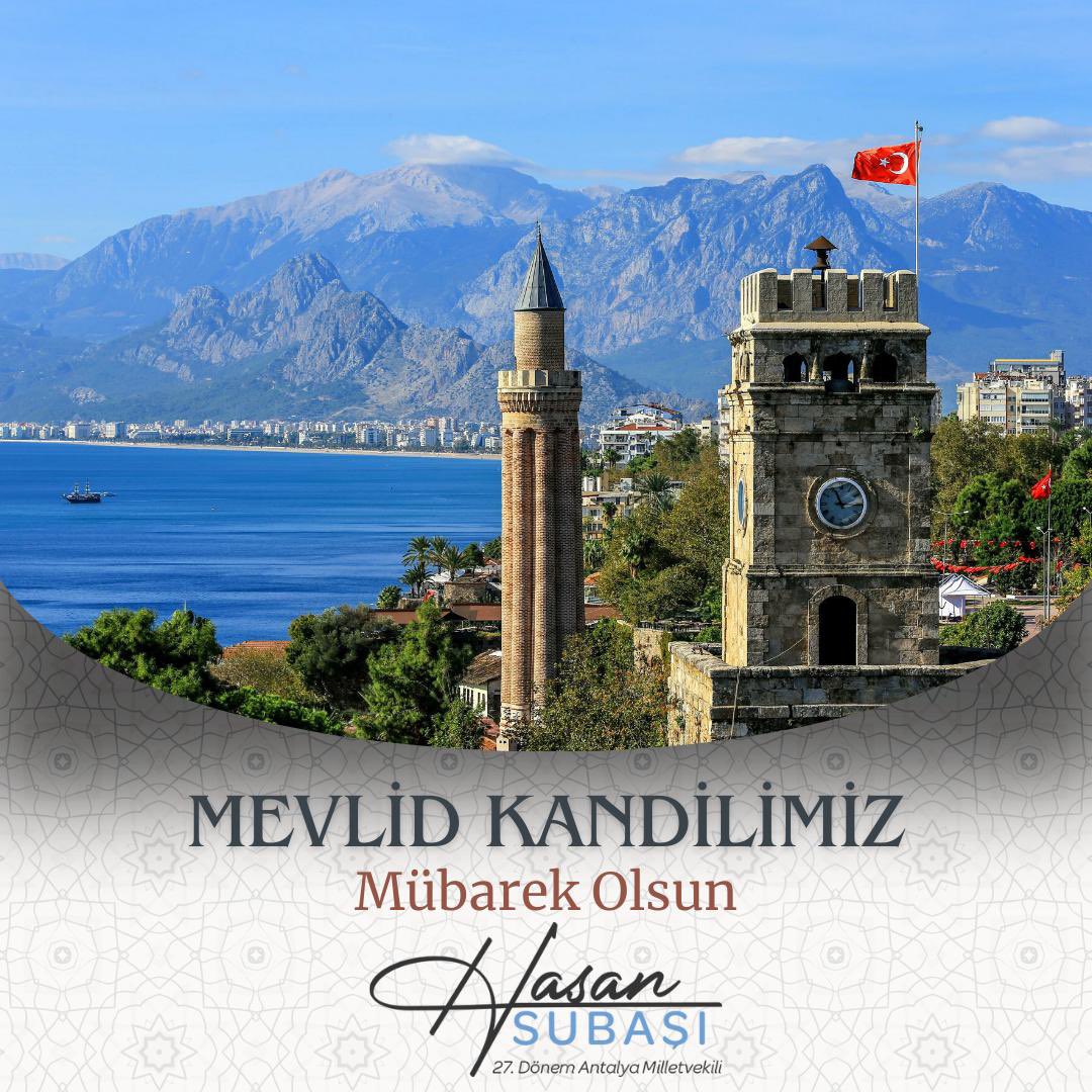 Mübarek Mevlid Kandili’nin ülkemize ve milletimize huzur, bereket ve sağlık getirmesini diliyorum. Dualarımız kabul olsun.