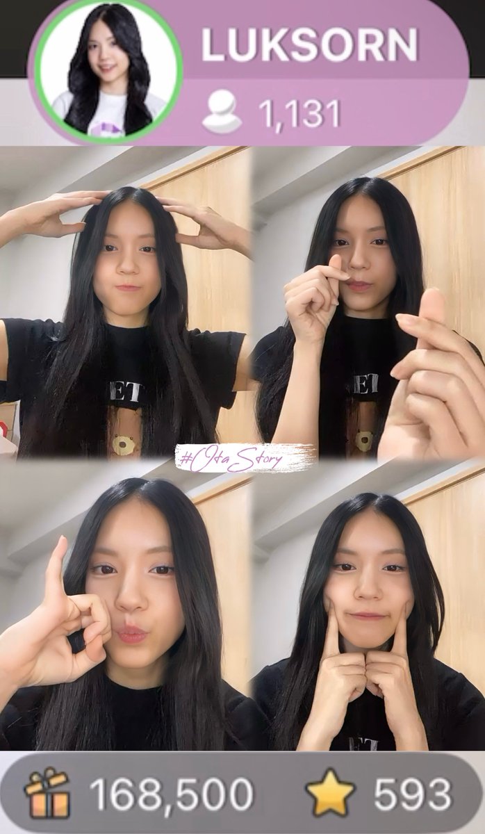 #BNK48 #LuksornBNK48
#BNK486thGeneration

ด้วยพลังแห่ง "ลูกศร" 💘💘💘

คนดูไลฟ์แตะ 1.1K+ 
ยอดของขวัญก่อนปิดไลฟ์ 168K+
กดดาวเกือบ 600 
แชทเด้งรัวมากน้องอ่านเกือบไม่ทัน 

ใครมาไม่ทันดูไลฟ์ เจอกันใหม่วันอาทิตย์นี้
น้องจะกลับบ้านไปไลฟ์อวดของสะสมของ BNK48 ช่วงเวลาโดยประมาณ 21.00 น.