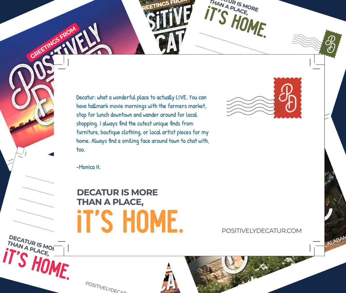 positivelydec's tweet image. Wish you were here? 💌

Last month, we asked what YOU would write on a postcard to someone new in Decatur, and the answers were SO fun. Scroll through to see a few!

#PositivelyDecatur #DecaturAl #DecaturAlabama #VisitDecaturAl #MyDecaturAl