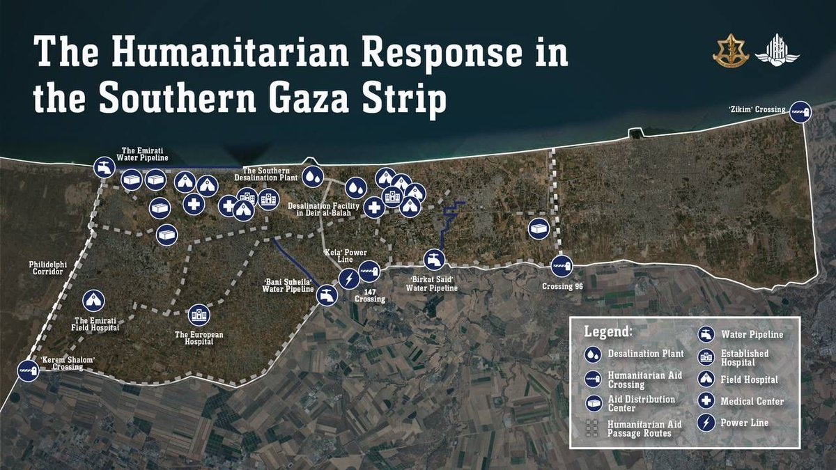 On the eve of an imminent ground maneuver into Gaza City, which will require the civilian population to move further south, the IDF is releasing the following information:

In recent weeks, under the leadership of COGAT, steps have been taken to adjust the humanitarian response,