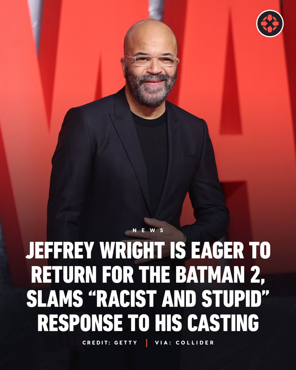 IGN's tweet photo. Jeffrey Wright says he's excited to start filming The Batman 2, which will start early in 2026, while taking a moment to express frustration at the backlash to the casting of a Black man in the role of Jim Gordon. https://t.co/2cAItPgE3O https://t.co/GmVyu9T7Vo