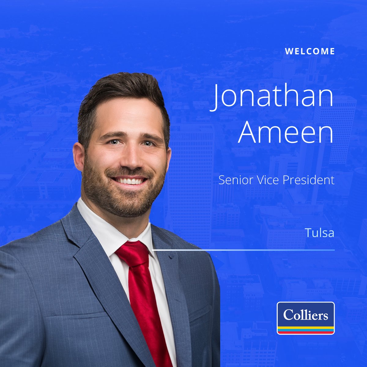 We're excited to have Jonathan Ameen join our Tulsa office as Senior Vice President on the Net Lease Capital Markets team led by Ken Hedrick and Andrew Ragsdale, bringing 15+ years of experience and over $750M in closed sales.
 
Read more here: ow.ly/hXr850WQssI