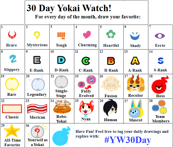 I want to do this but I'll let you people decide what yo-kai we're gonna draw 
Once I'm ready to start I'll qrt this giving the theme and the most liked reply will decide what am I gonna draw

Does that sound good or