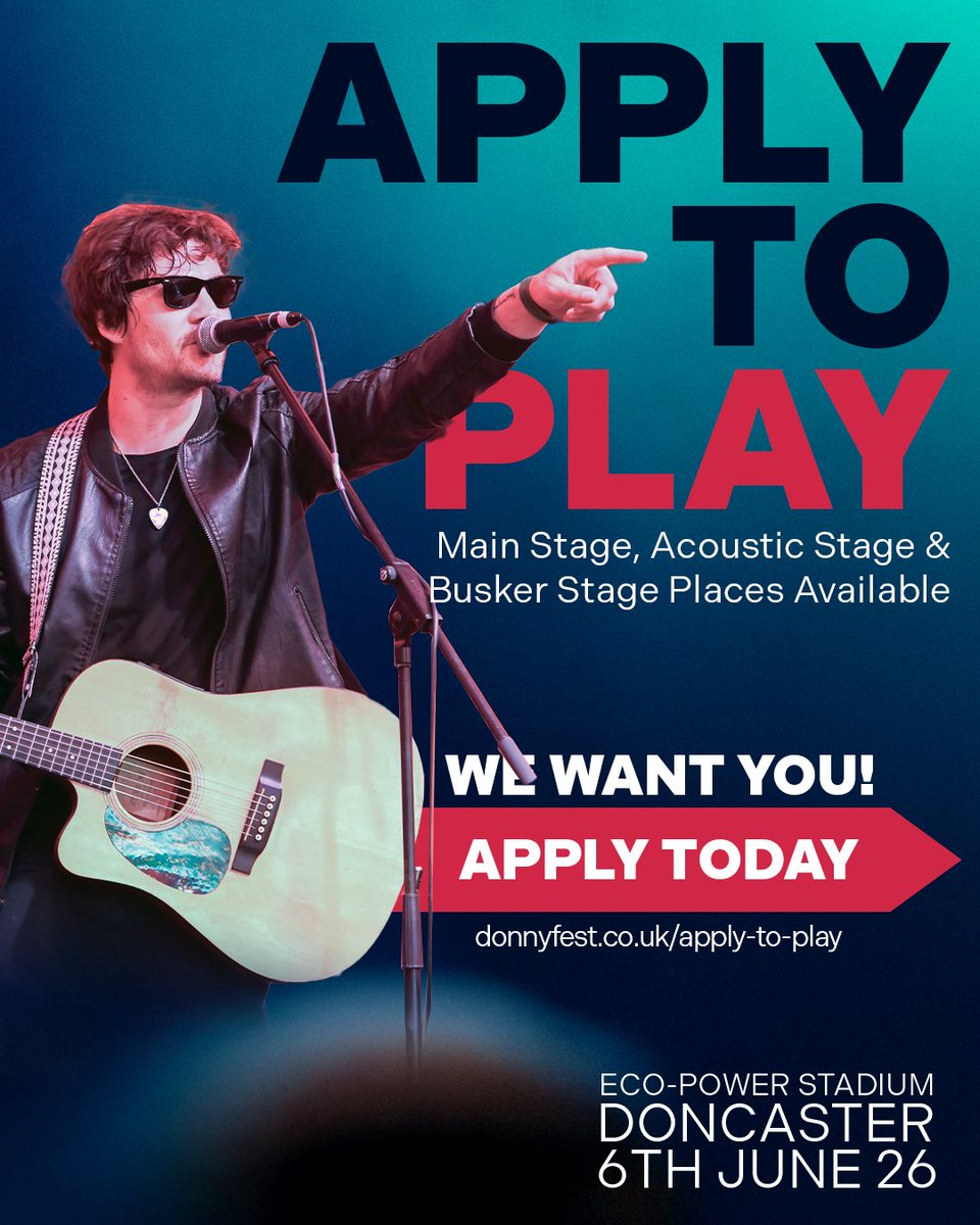 🎸 Bands &amp; Artists – This is YOUR chance!
DonnyFest 2026 is set to be our biggest year yet, and we’re looking for fresh talent to light up the stage.

Whether you’re an up-and-coming band or a seasoned act ready to play in front of thousands, we want to hear from you.

👉 Apply