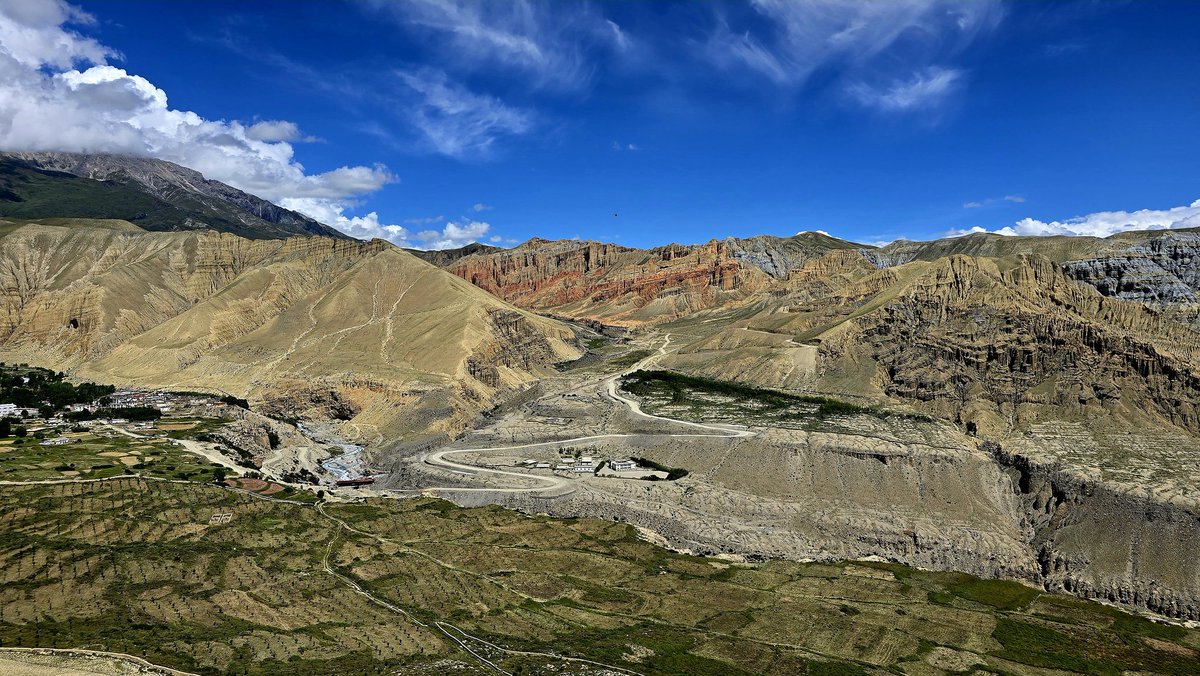 uttambabu's tweet image. यताको मौसम ।#travel and #fieldwork in  #uppermustang #nepal