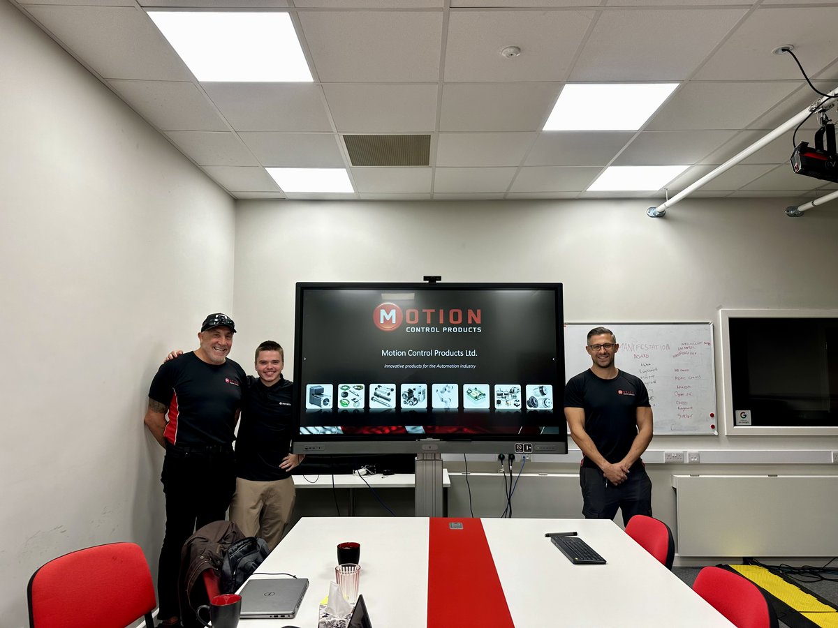 Motion Control Products Ltd (@mcp_ltd) on Twitter photo Yesterday, we had Llion and Davide in at Motion Control Products! We had a productive day filming some great content and discussing exciting upcoming projects. We look forward to continuing our partnership! ๐คฉ
<a href="/NovantaIMS/">Novanta IMS</a> Yesterday, we had Llion and Davide in at Motion Control Products! We had a productive day filming some great content and discussing exciting upcoming projects. We look forward to continuing our partnership! ๐คฉ
<a href="/NovantaIMS/">Novanta IMS</a>