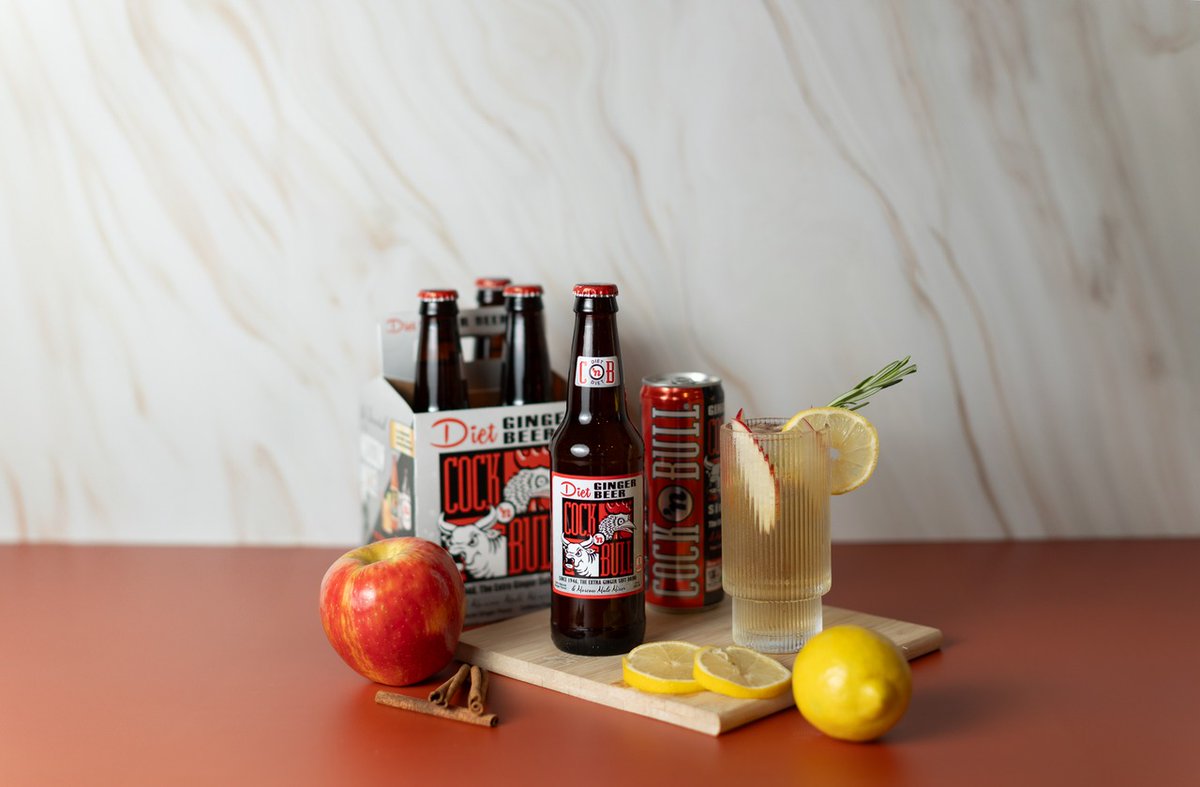 Who's up for a mid-week mocktail? Let's mix up the fall vibes Ginger Beer Mocktail with @ogcocknbull! 🍎 1/2C. apple cider, 🍎1/2C. ginger beer, 🍎Juice half a lemon 🍎Pour over ice, stir, &amp; enjoy! 

#Mocktail #MocktailRecipe #CockNBull #CockNBullGingerBeer #Mixologyfall
