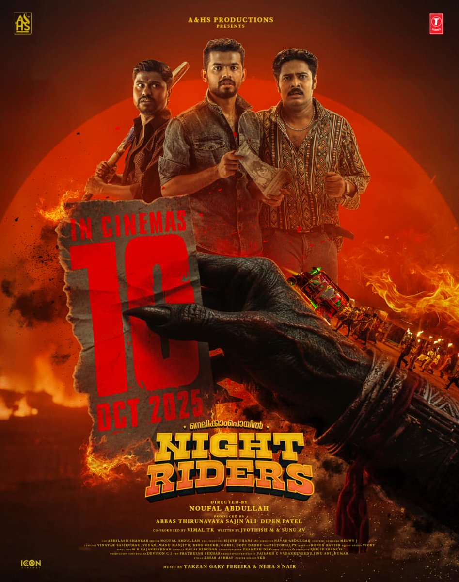 #MathewThomas's #NightRiders In Cinemas from Oct 10th🔥
