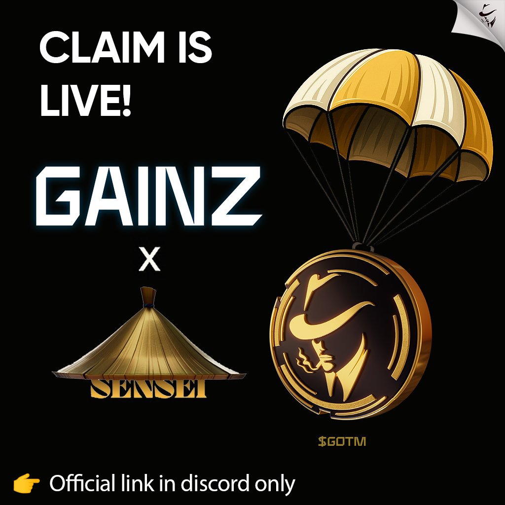 GAINZ (@gainznfts) on Twitter photo 🔊 Claim is LIVE! 
<a href="/SolanaSensei/">Solana Sensei</a> can now claim their $GOTM allocation.
Important: Only use the official links posted in Discord Major Announcements. Stay safe, don’t click elsewhere. 🔊 Claim is LIVE! 
<a href="/SolanaSensei/">Solana Sensei</a> can now claim their $GOTM allocation.
Important: Only use the official links posted in Discord Major Announcements. Stay safe, don’t click elsewhere.