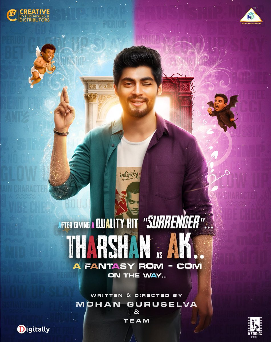 #tharshan's Next film After Surrender 🔥
A Fantasy Rom-Com ♥️