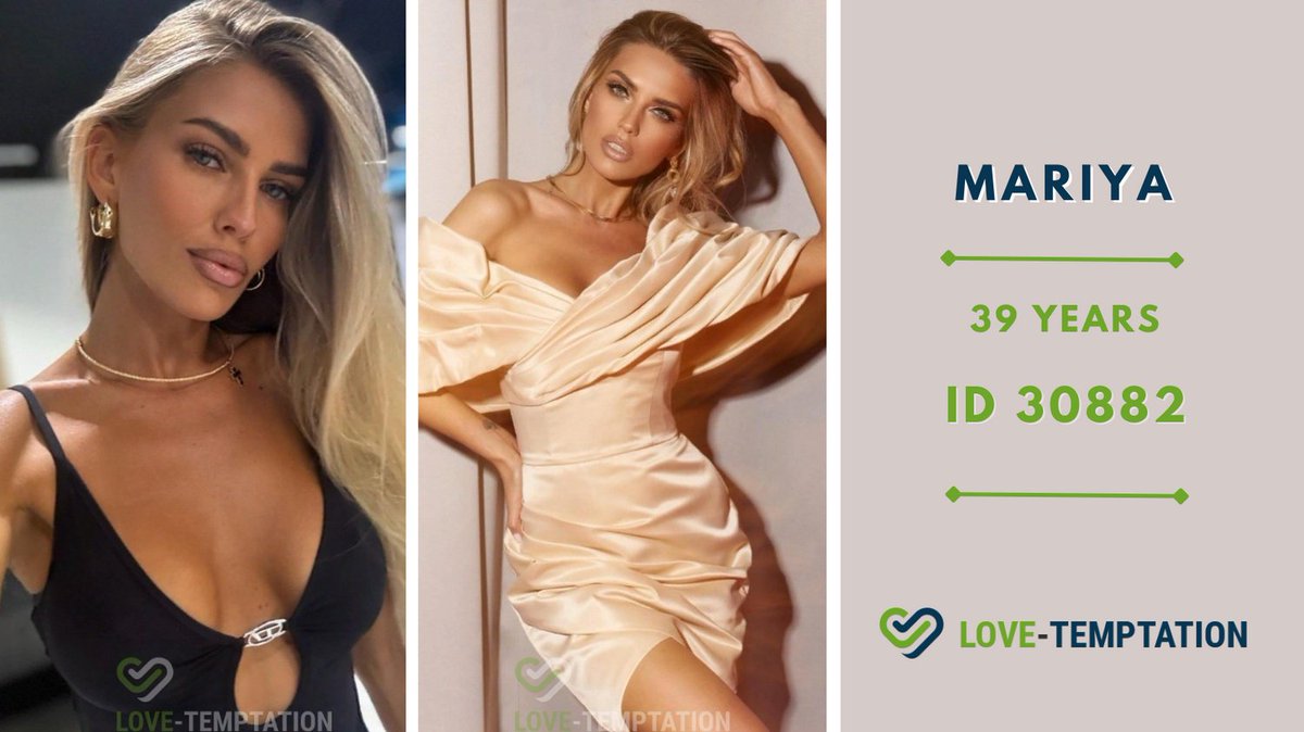 ComTemptation's tweet photo. Mariya, 28 years, ID 30882
I'm ready to give all my heart which is full of love!!! I will be everything for my beloved man! I can describe myself as a very kind, tender, caring, feminine and mature woman. I have lots of energyand positive outlook on life.  https://t.co/GnutWziKvH https://t.co/5oO7Y6FfFY
