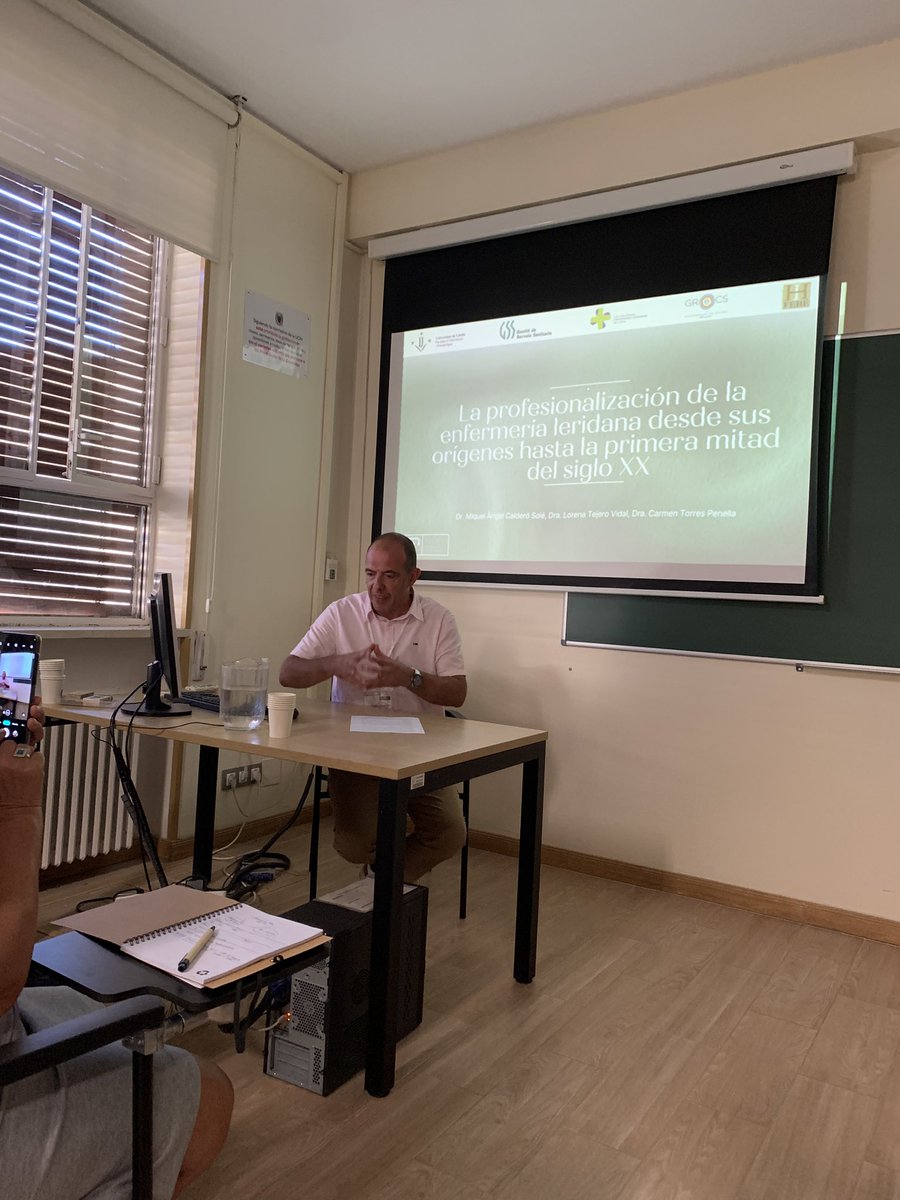 El Dr. Miquel Calderó 
presenta la comunicació “La profesionalización de la enfermería leridana desde sus orígenes hasta la primera mitad del siglo XX” en el XIX Congreso de la sociedad española de historia de la medicina, en Madrid. <a href="/FEBEassociacio/">FEBE Associació</a>