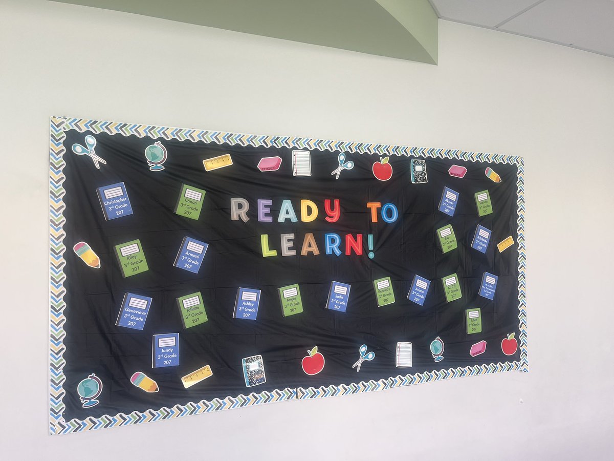 First day of school in 3rd grade! Here’s to the start of my 9th year of teaching! <a href="/RotellaWarren/">Warren Rotella</a> #RSS11