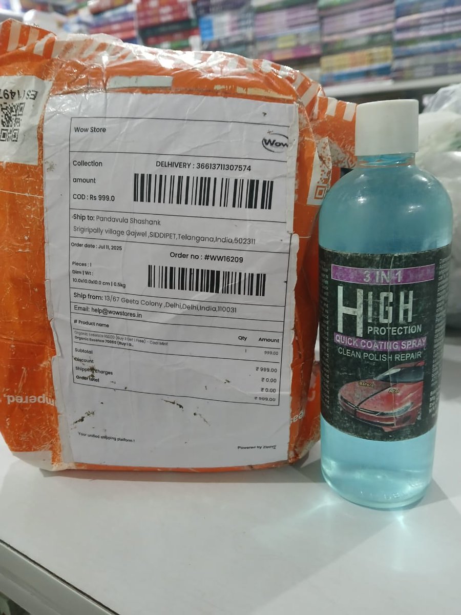 JyrwaNicholas's tweet photo. @help_delhivery @delhivery  I never ordered from anyone the things attached below...and still I had to pay 1000. Please solve the issue. https://t.co/8oVoOc3unw