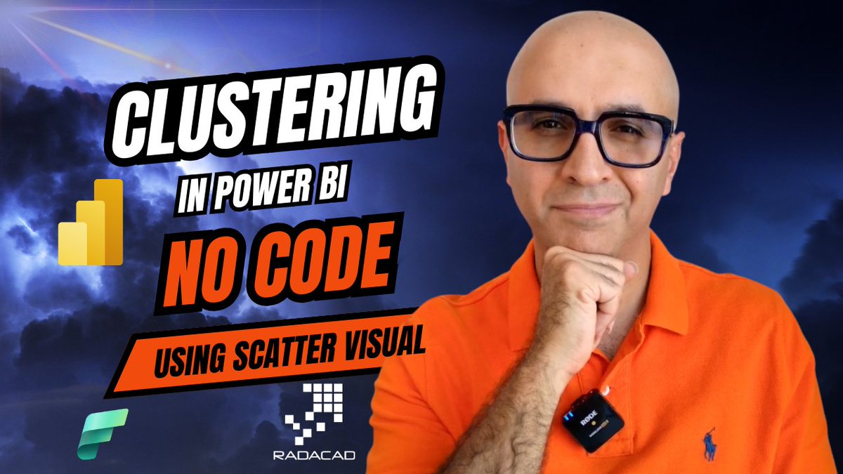 Rad_Reza's tweet image. Did you know that you can use #PowerBI to perform #Clustering and utilize the #KMeansClustering algorithm on your #data without writing any code?
In today's video, I explained how Scatter #Visual can be used to do that.
youtu.be/ja8TJjnntoM
#DataAnalytics #MicrosoftFabric…