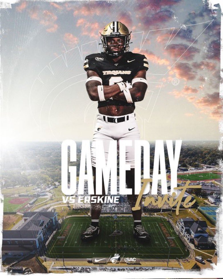 thank you to <a href="/CoachFull3r/">Caleb Fuller</a> for giving me a game invite to watch them this Saturday at Anderson! Can’t wait to be there! #AGTG <a href="/DormanFootball/">⚔️Dorman Football⚔️</a> <a href="/coachmorrisDHS/">Jake Morris</a> <a href="/Hawkinsjs/">Jo-Jo Hawkins</a> <a href="/coachfarmer71/">Jason Farmer</a>