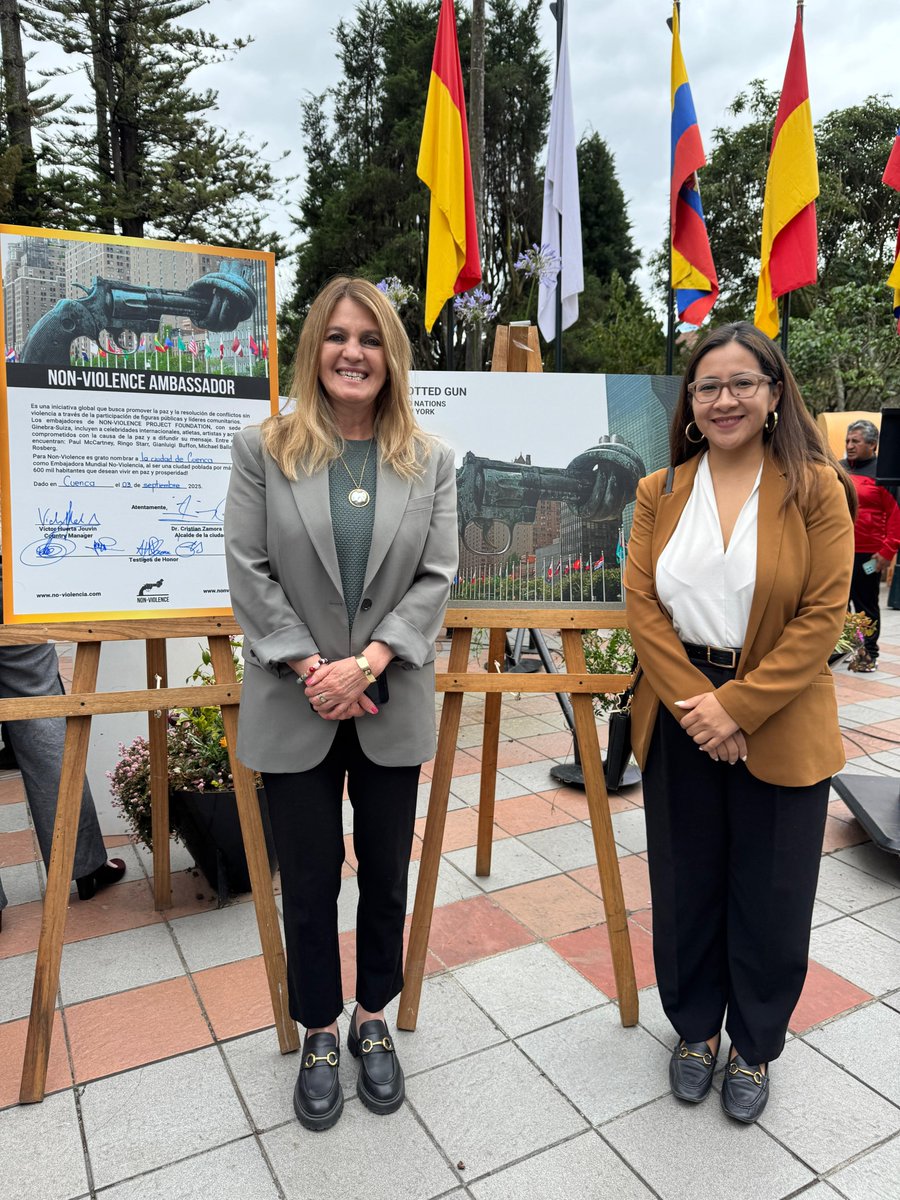 <a href="/augustahermida/">M. Augusta Hermida</a> <a href="/AndreMalquin/">Andrea Malquin M.</a> #Cuenca se convierte así en la primera ciudad de Sudamérica en recibir este reconocimiento, proyectándola como referente de paz, calidad de vida y sostenibilidad en la región.