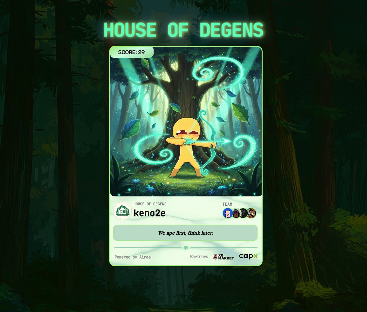 keno2e's tweet image. here&apos;s my team aura card on @airaaagent!

which team do you belong to? 

Cool