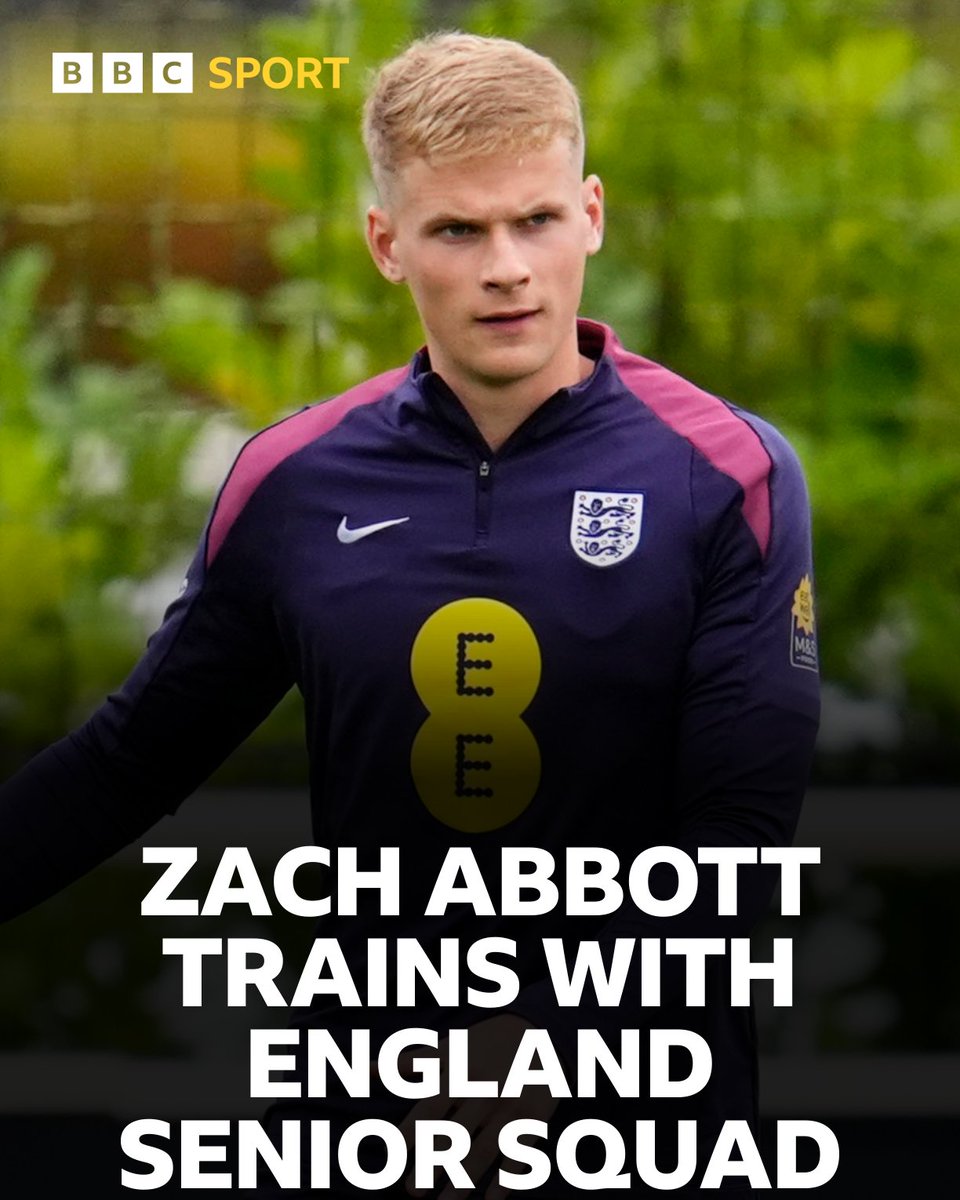 Nottingham Forest defender Zach Abbott - who's in the England under-20s squad, was invited to join the senior squad for training today where he linked up with Elliott Anderson and Morgan Gibbs-White #NFFC