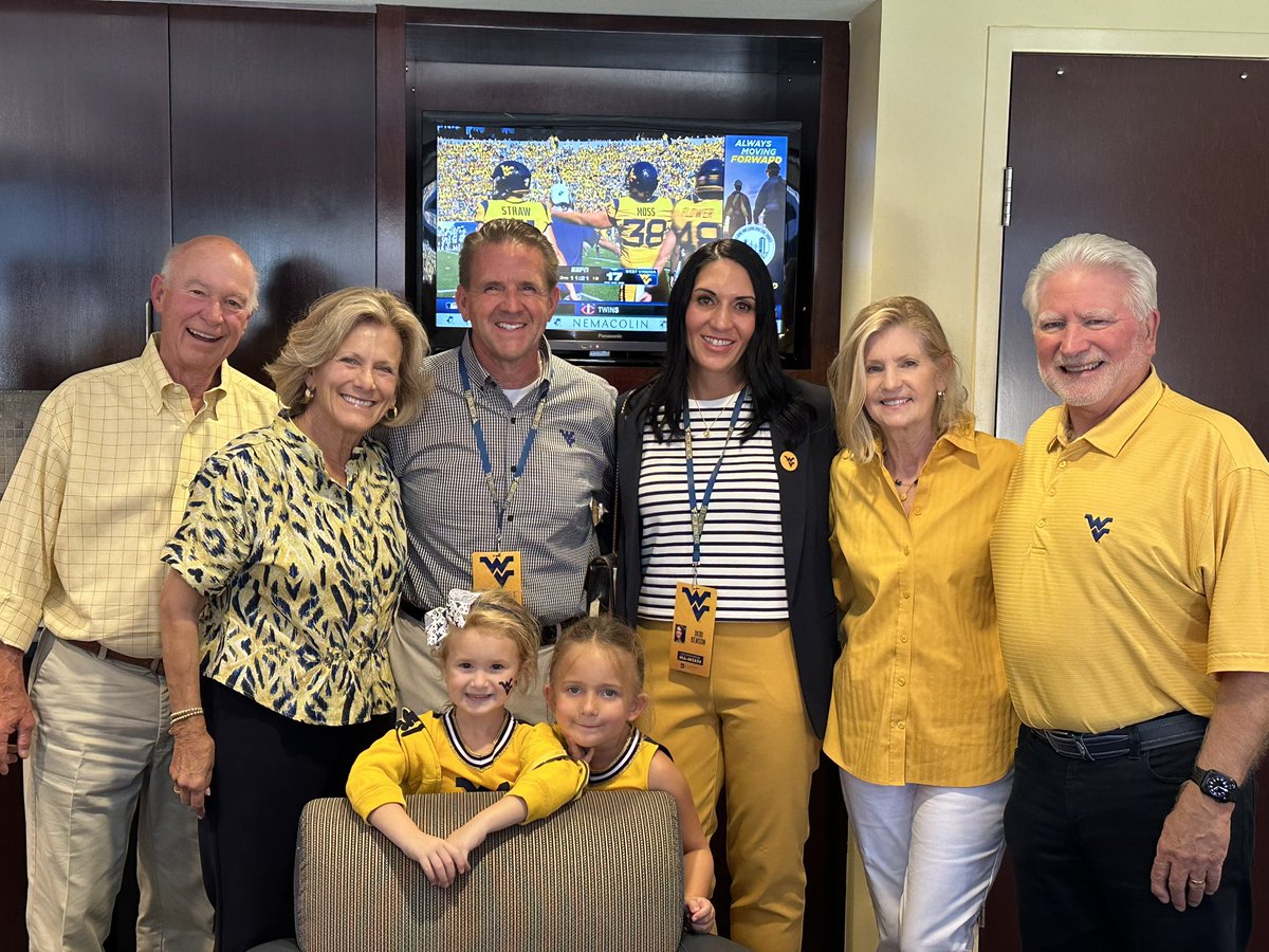 Michael T. Benson (@michaeltbenson) on Twitter photo Our first <a href="/WVUfootball/">West Virginia Football</a> game in person lived up to all the hype
Awesome atmosphere and loved the Gold Rush game theme <a href="/WestVirginiaU/">WVU Mountaineers Β· Let's Go!</a> 
Congrats to <a href="/RealCoachRod/">Rich Rodriguez</a> & team on a season opening win Our first <a href="/WVUfootball/">West Virginia Football</a> game in person lived up to all the hype
Awesome atmosphere and loved the Gold Rush game theme <a href="/WestVirginiaU/">WVU Mountaineers Β· Let's Go!</a> 
Congrats to <a href="/RealCoachRod/">Rich Rodriguez</a> & team on a season opening win