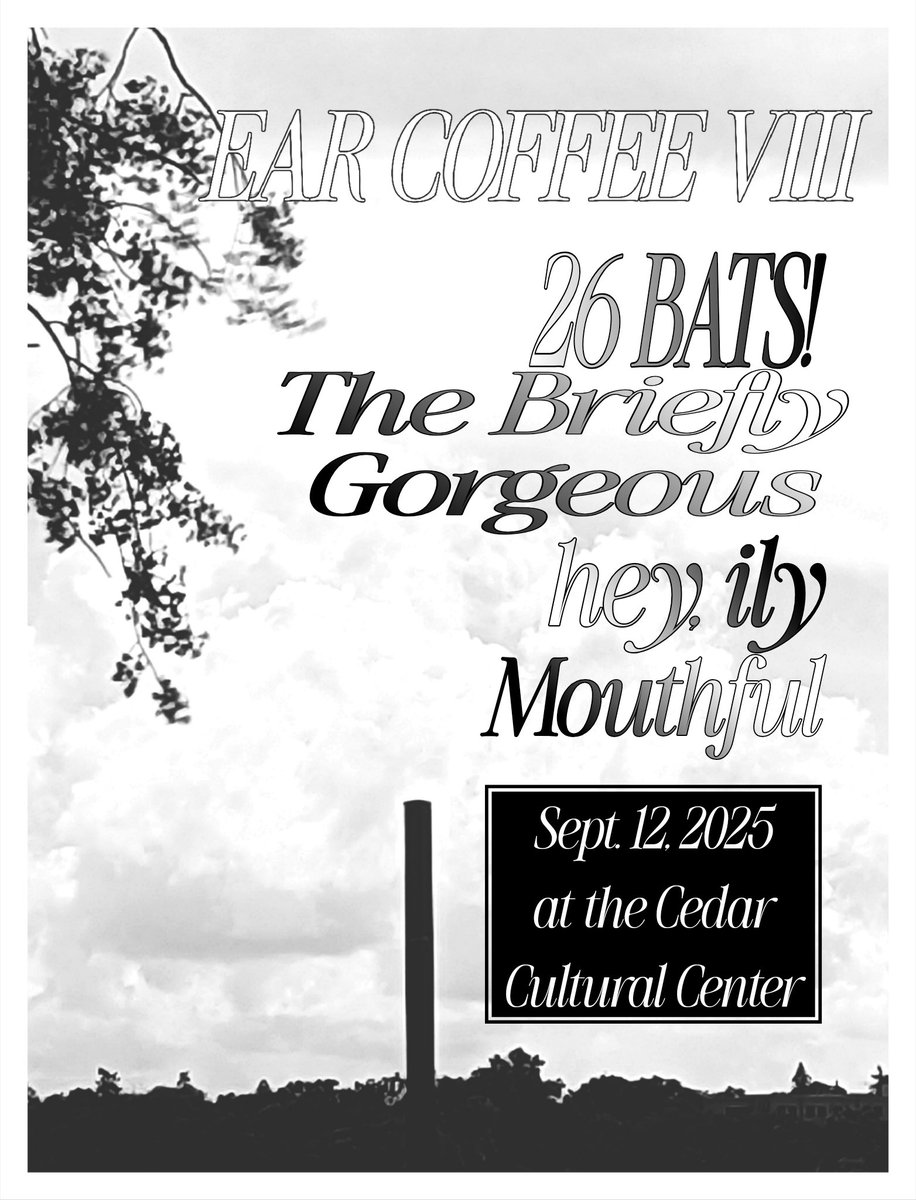 Get your tickets for our bday show!

thecedar.org/events/ear-cof…