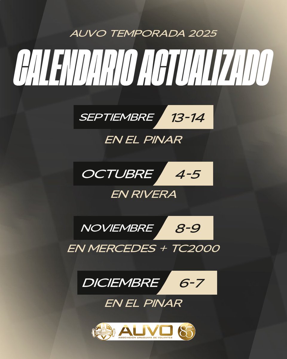 📌 𝗖𝗔𝗟𝗘𝗡𝗗𝗔𝗥𝗜𝗢 𝗔𝗖𝗧𝗨𝗔𝗟𝗜𝗭𝗔𝗗𝗢

Guárdense estas fechas.