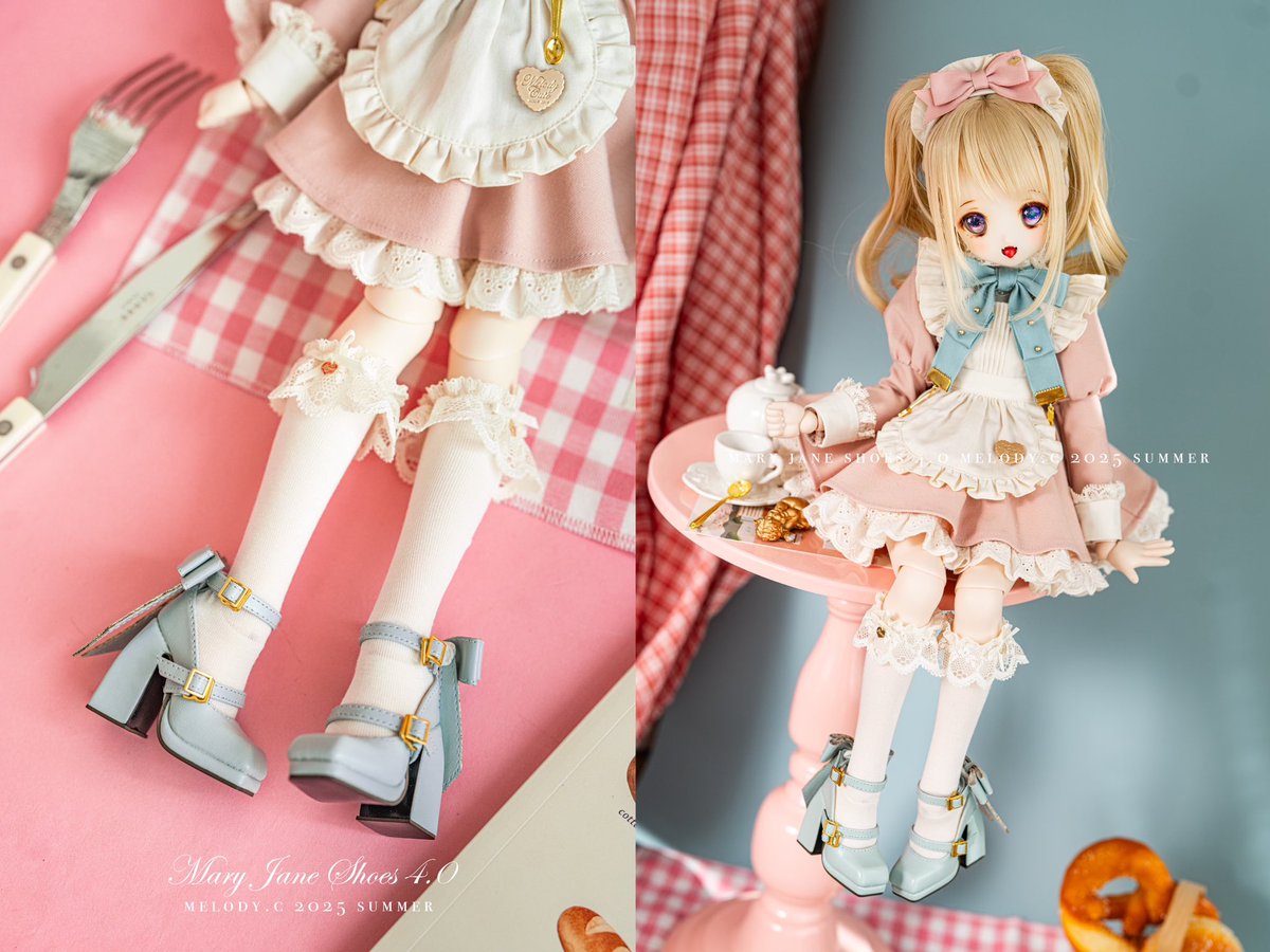 🎀Mary Jane shoes 4.0👠 1/4 doll heel type 着用イメージその1️⃣