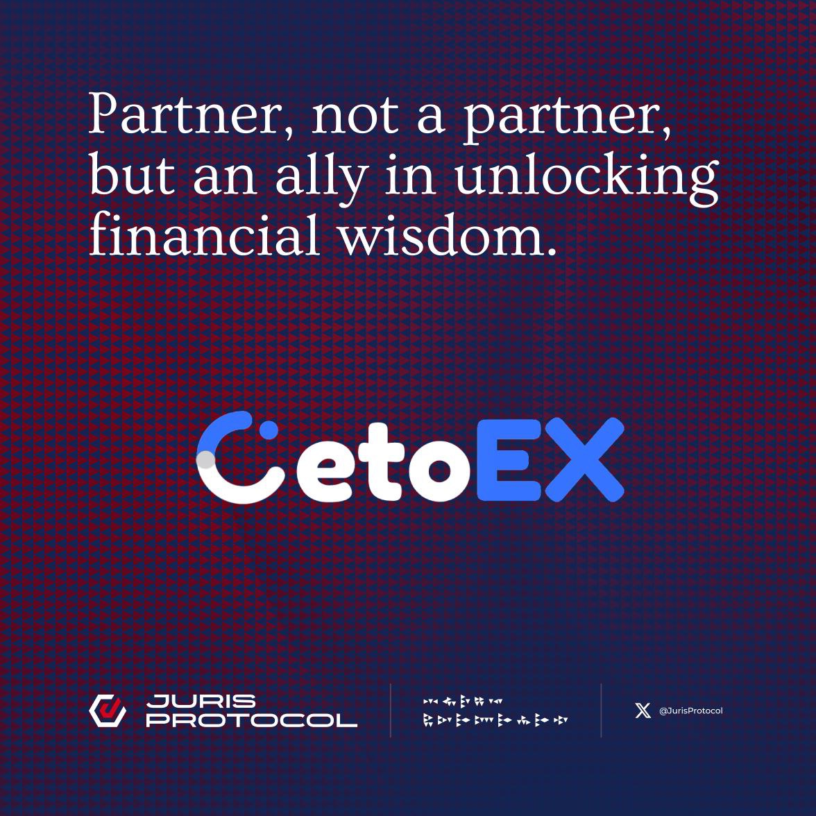 JurisProtocol's tweet image. Juris Protocol is pumped to share a strategic partnership with @Cetoex! We&apos;re joining forces to build a stronger #TerraClassic ecosystem 🤝 

Check them out and use our referral code to get started: 46422966462 🔥
🔗 cetoex.com

#JurisProtocol #LUNC  #JURIS