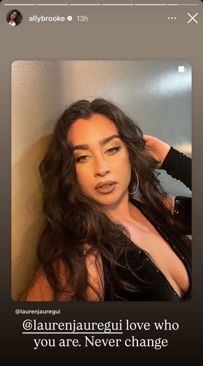 5hkatseyedaily's tweet image. Ally showing love with sweet messages for the 3 girls on her story 🥹💜 #AllyBrooke #FifthHarmonyupdate