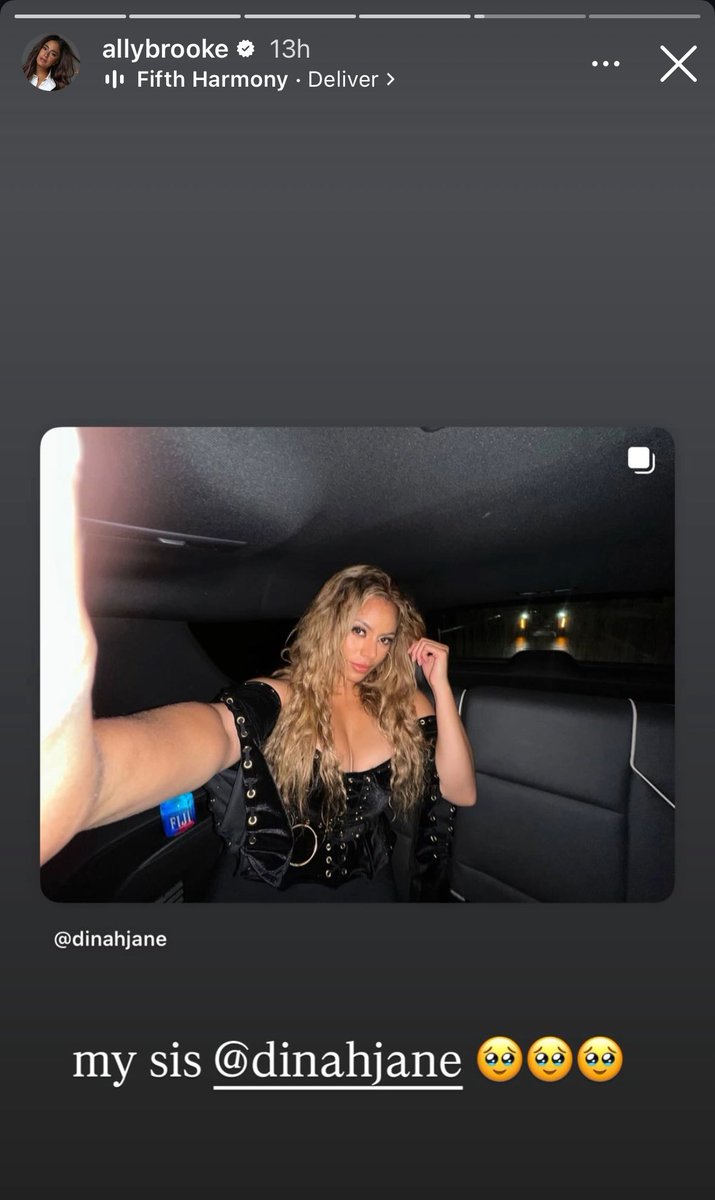 5hkatseyedaily's tweet image. Ally showing love with sweet messages for the 3 girls on her story 🥹💜 #AllyBrooke #FifthHarmonyupdate