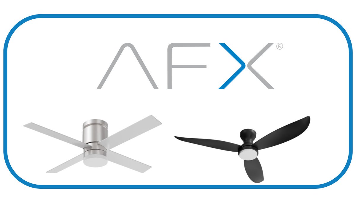 Big news for AFX as it enters a new product category lightingnewsnow.com/?p=1753

#lightingnews #ceilingfans #lightingindustry #lightingshowroom #lightingstore #fanretail #fanstore #AFX