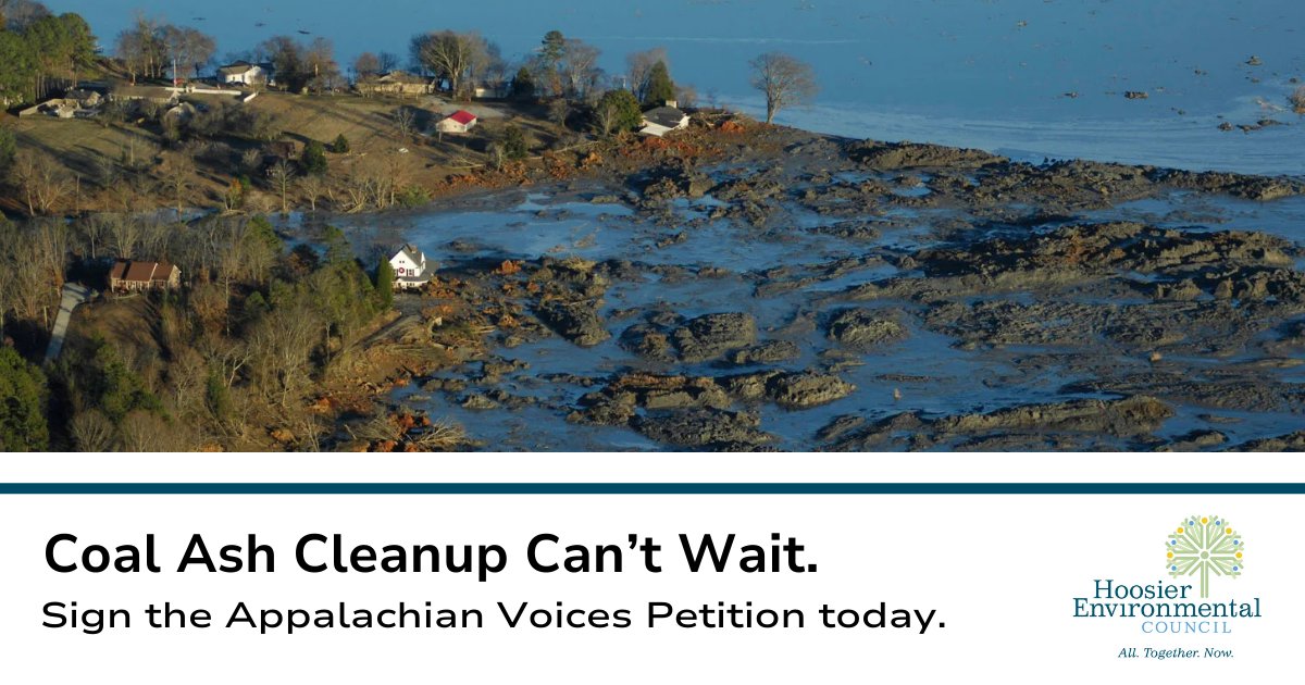 There's just one week left to sign Appalachian Voices' petition to push back against industry efforts to delay coal ash compliance deadlines and build a case for eroding coal ash regulations further. 
📣Sign the petition here: bit.ly/LegacyCCR (1 minute or less!)