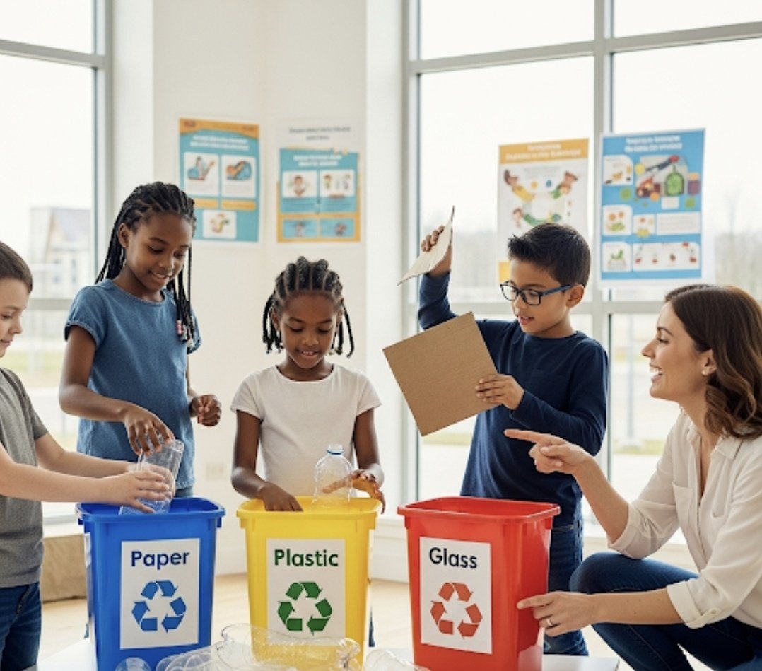 Enseñar a los niños sobre el reciclaje es crucial tanto para el futuro de nuestro planeta como para su desarrollo. #Cuba #CubaRecicla #IndustriasCuba