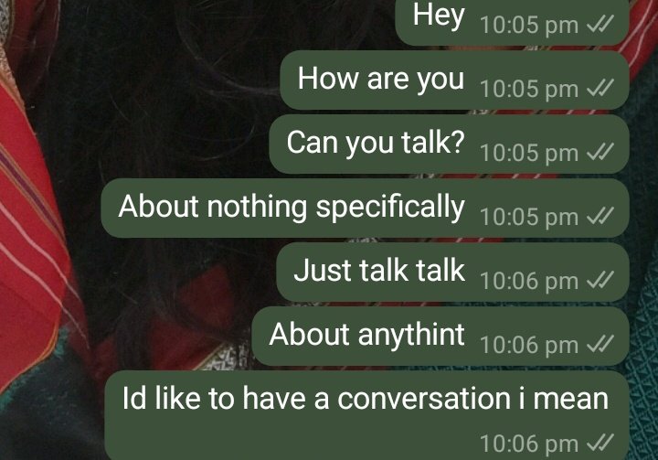 How i text friends: 

I dont like the self awareness posting as a joke thing but here we go again