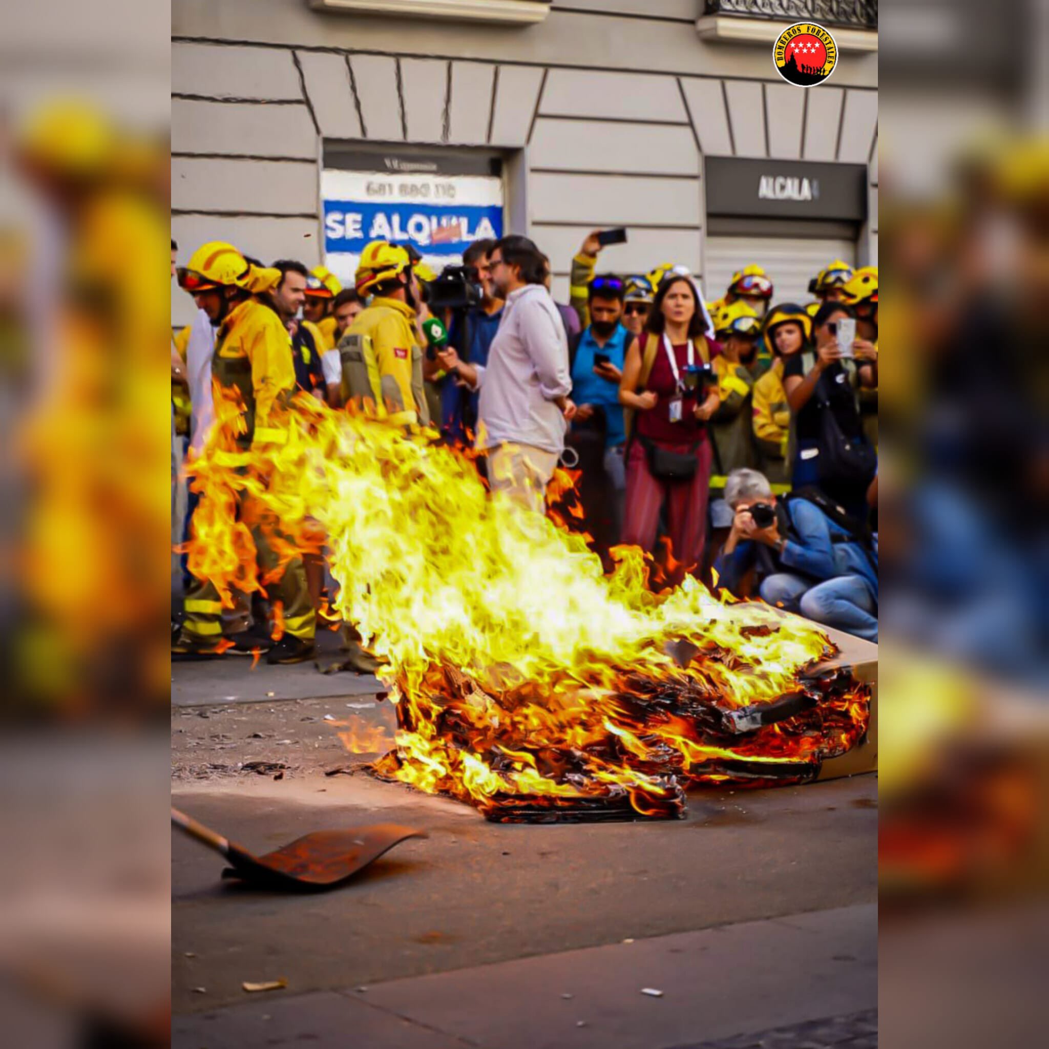 Foto cedida por Bomberos Forestales CAM
