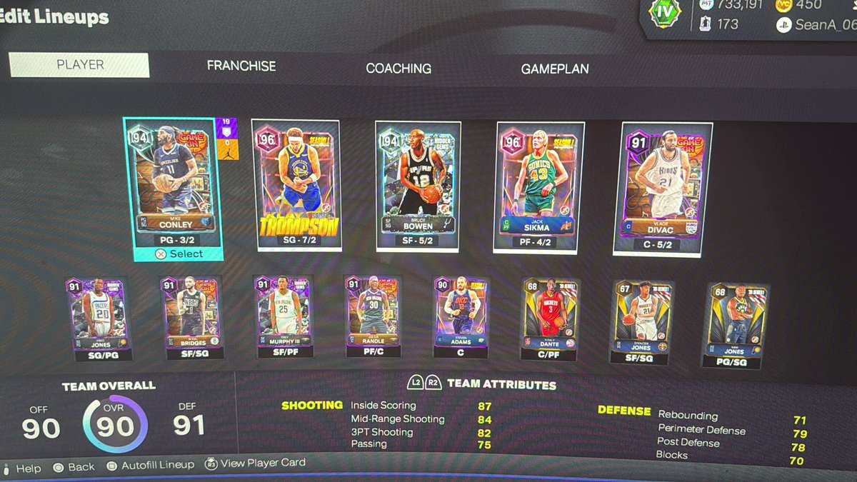 SeanAdd34's tweet photo. Any squad improvements I can do, got 730k mt and just don’t know how I can improve this except for maybe boogie? https://t.co/L1DaSACWHl