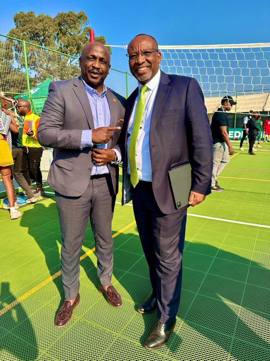 NEDBANK
MULTIPURPOSE SPORT COURT &amp; SPORT ATTIRE HANDOVER
With Mr Daniel Mminele · Chairman: Nedbank Group Ltd.