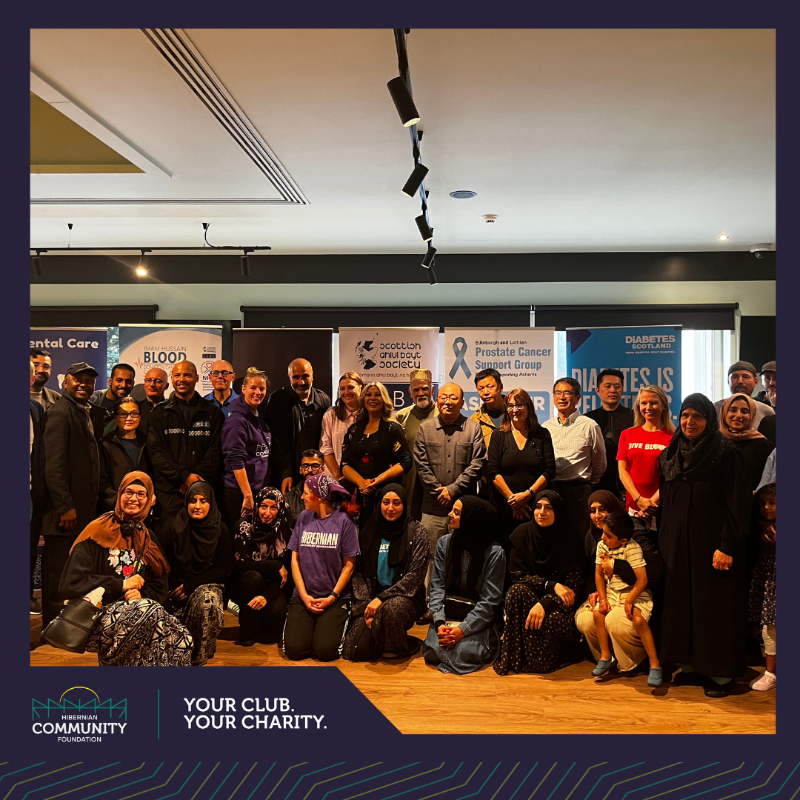 HibsinCommunity's tweet photo. “I saw a room that was intercultural, multicultural, coming together in peace, joy and food. I loved that, it really touched my heart to see all these community connections."

Click below to read more about @kaukabstewart visiting our most recent Pitch-To-Plate with @S_A_B_S_ .
