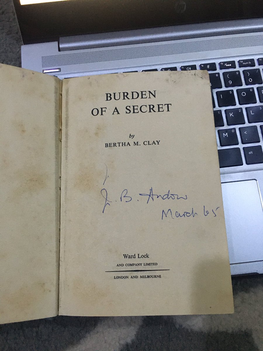 Just finished reading a book I picked from my grandfathers library. 

Old British authors write so well. 
Learnt a few new words too.