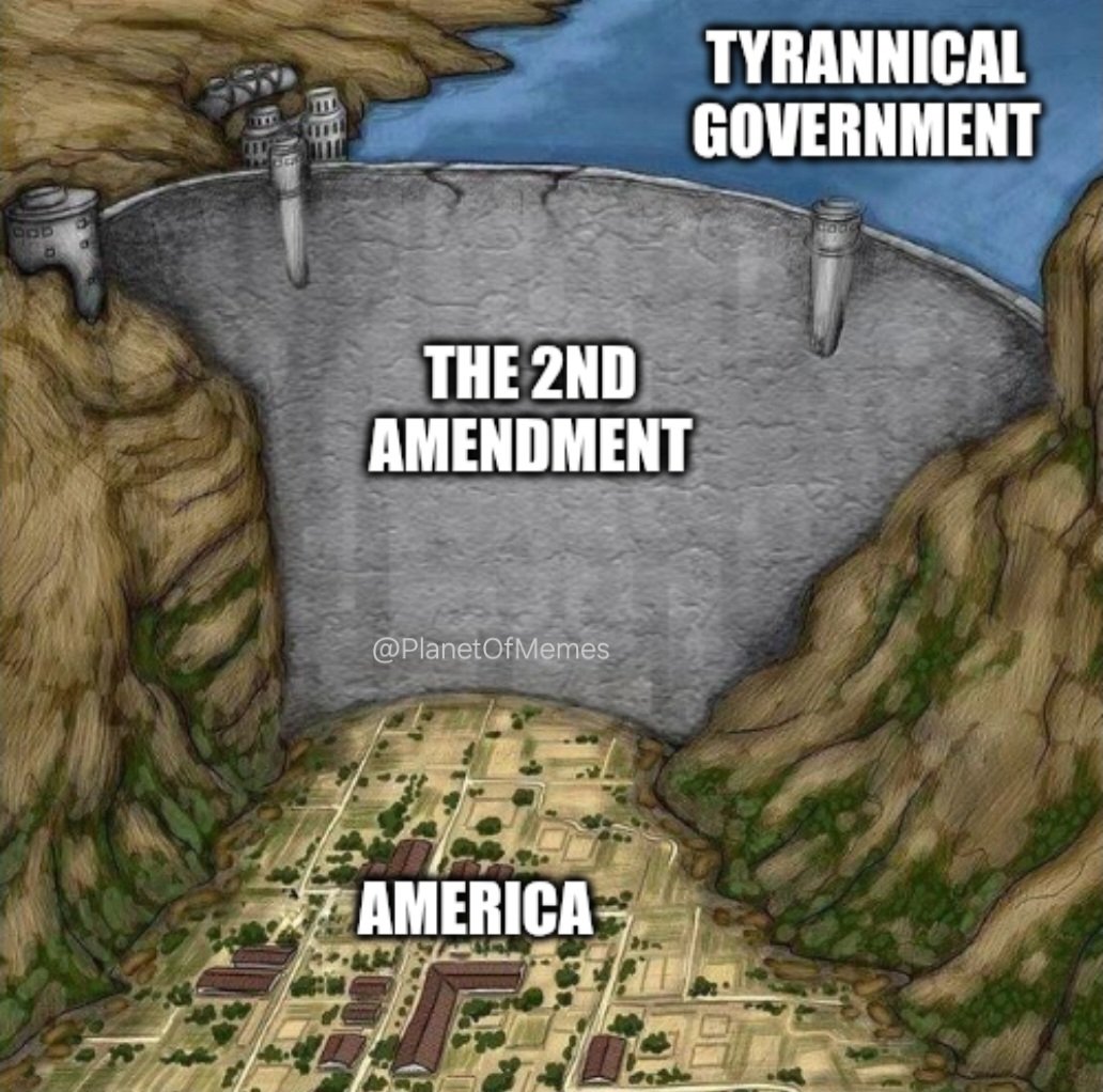 The 2nd Amendment is really the only thing protecting the  democratic processes in the United States.
