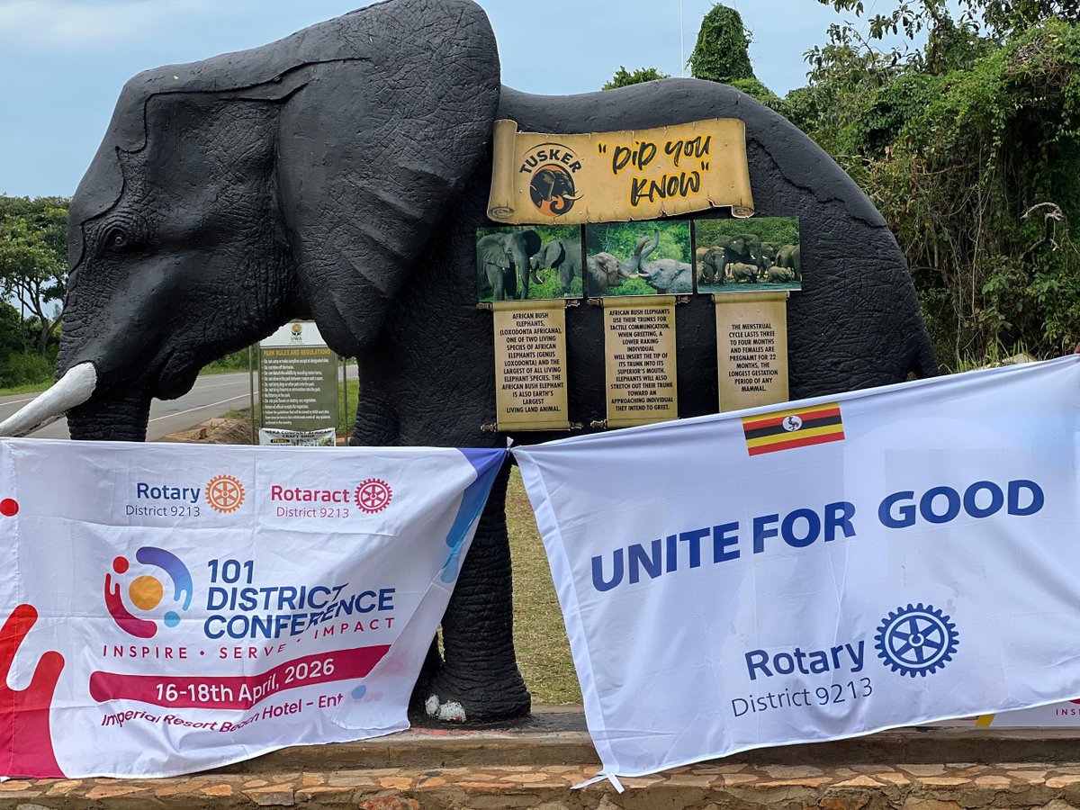 101DISCON's tweet photo. Earlier today, we explored the breathtaking Murchison Falls National Park!

That aside, have you registered for #DISCON101? We're 59 days from the early bird deadline. 
Secure your spot via 👉🏻 https://t.co/zBxKLNOKT3

📍Imperial Resort Beach Hotel
 🗓 16th - 18th April 2026

#RotaryEyamba
#Unite4GoodD9213